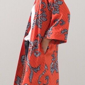 Chicos Kimono Orange Bohoo size 1